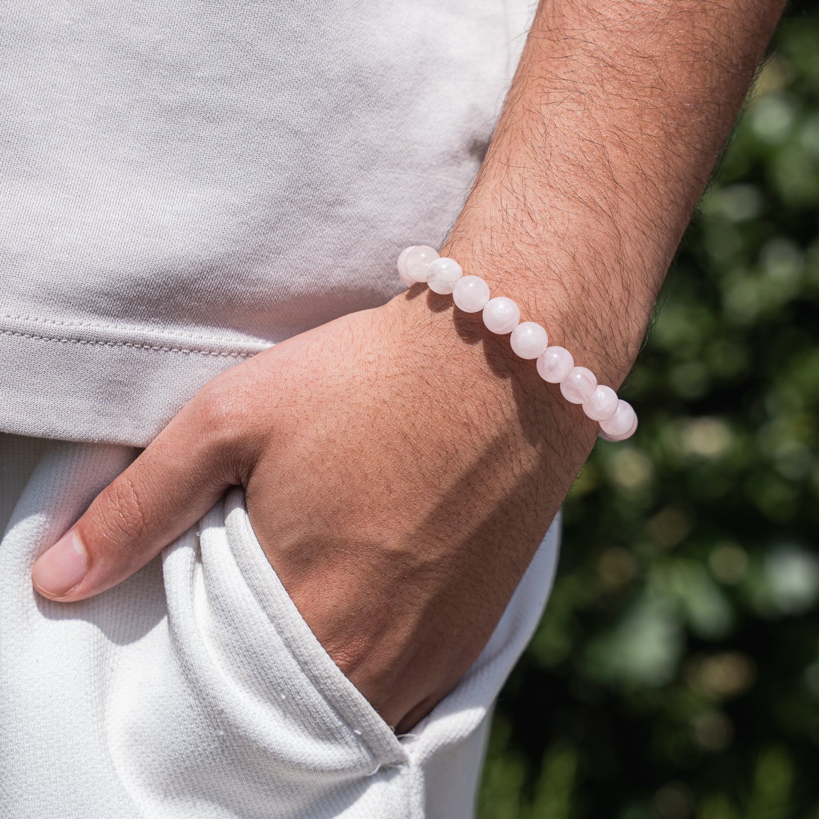 Alternative view of Bracelet Quartz Rose