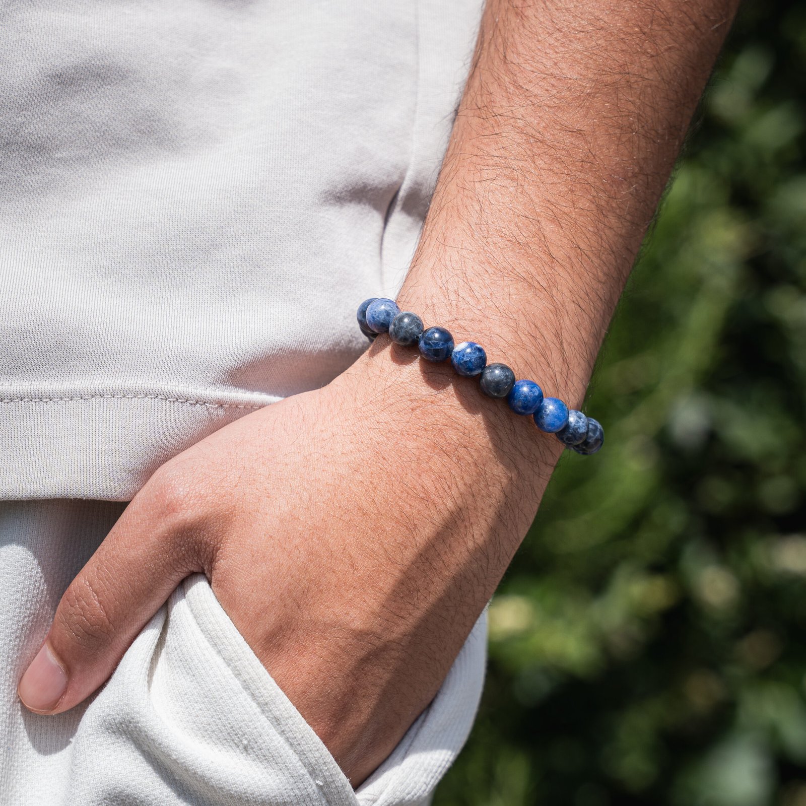 Alternative view of Bracelet Sodalite