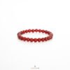 Bracelet Cornaline 6mm — pierre naturelle orange lithothérapie