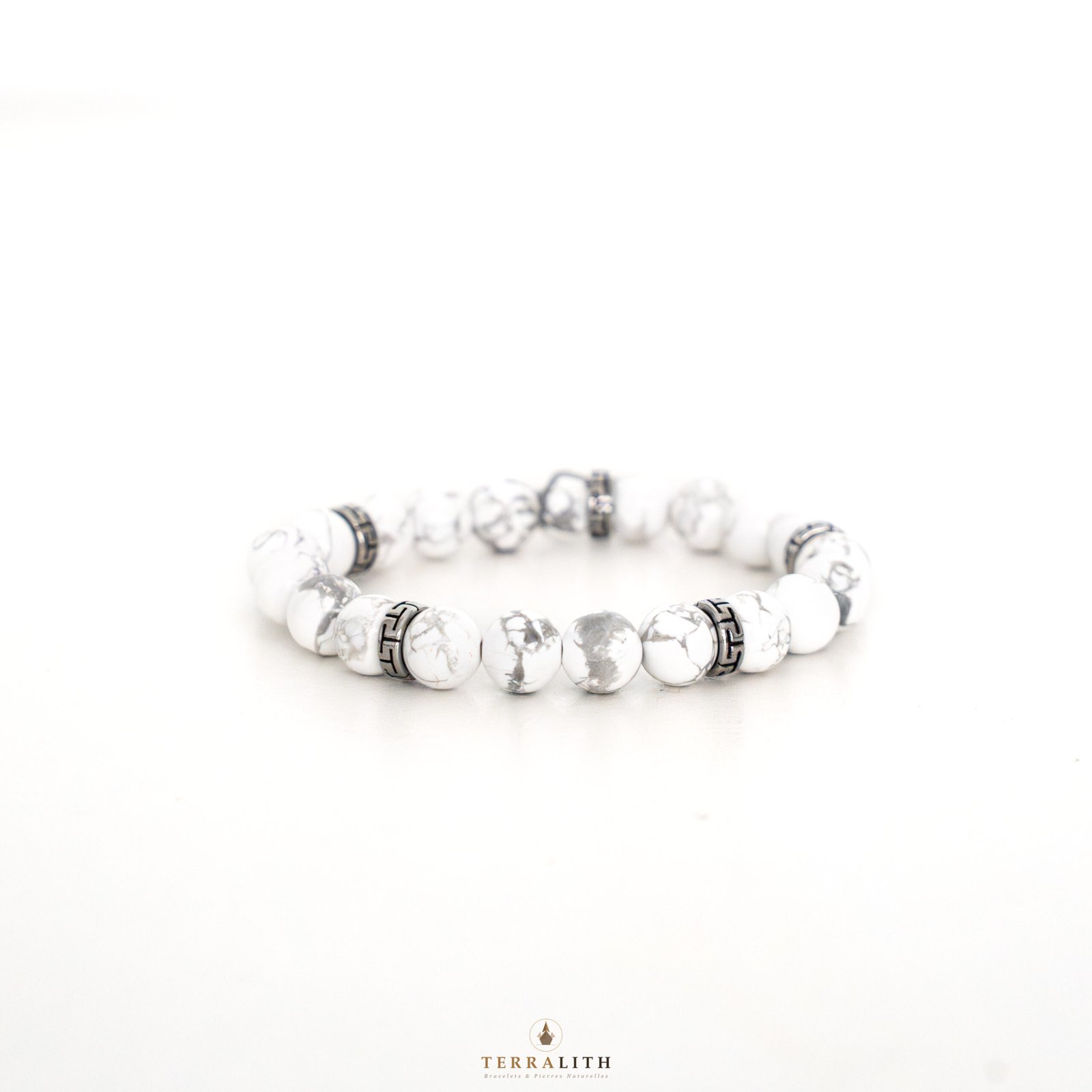Alternative view of Bracelet Howlite