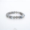 Bracelet Labradorite 8mm séparateurs tibétains — pierre irisée