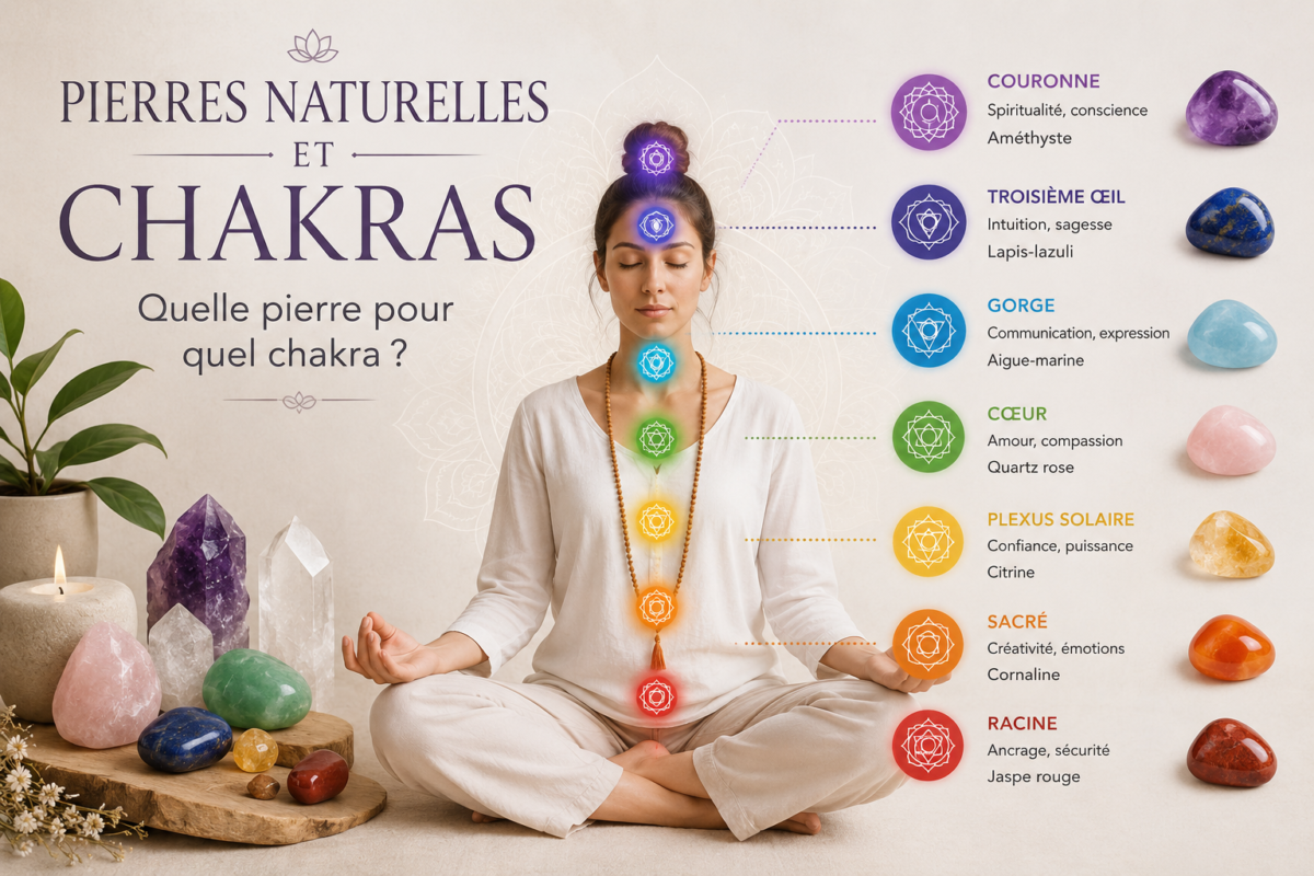 Pierres naturelles et chakra