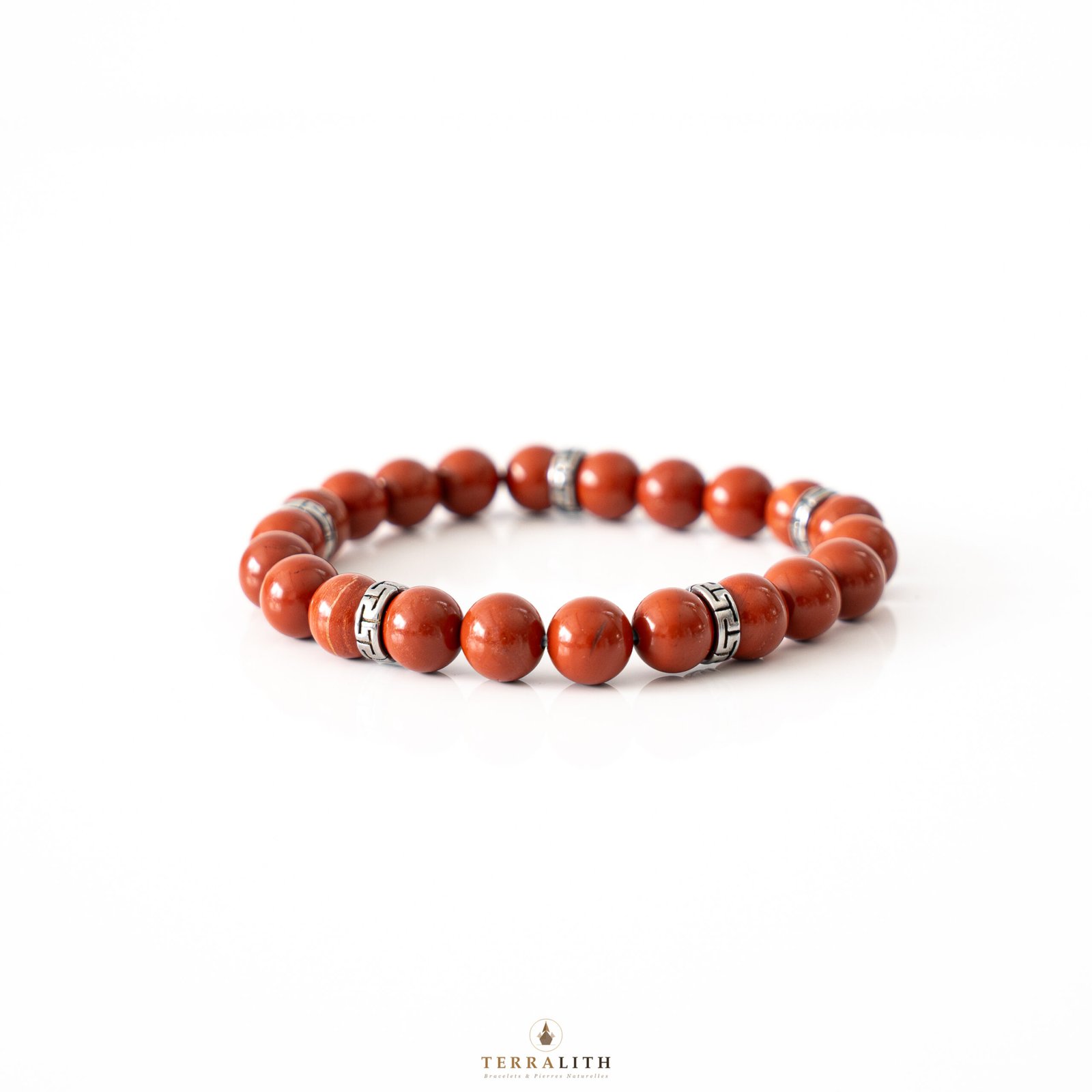 Bracelet Jaspe Rouge – Image 3