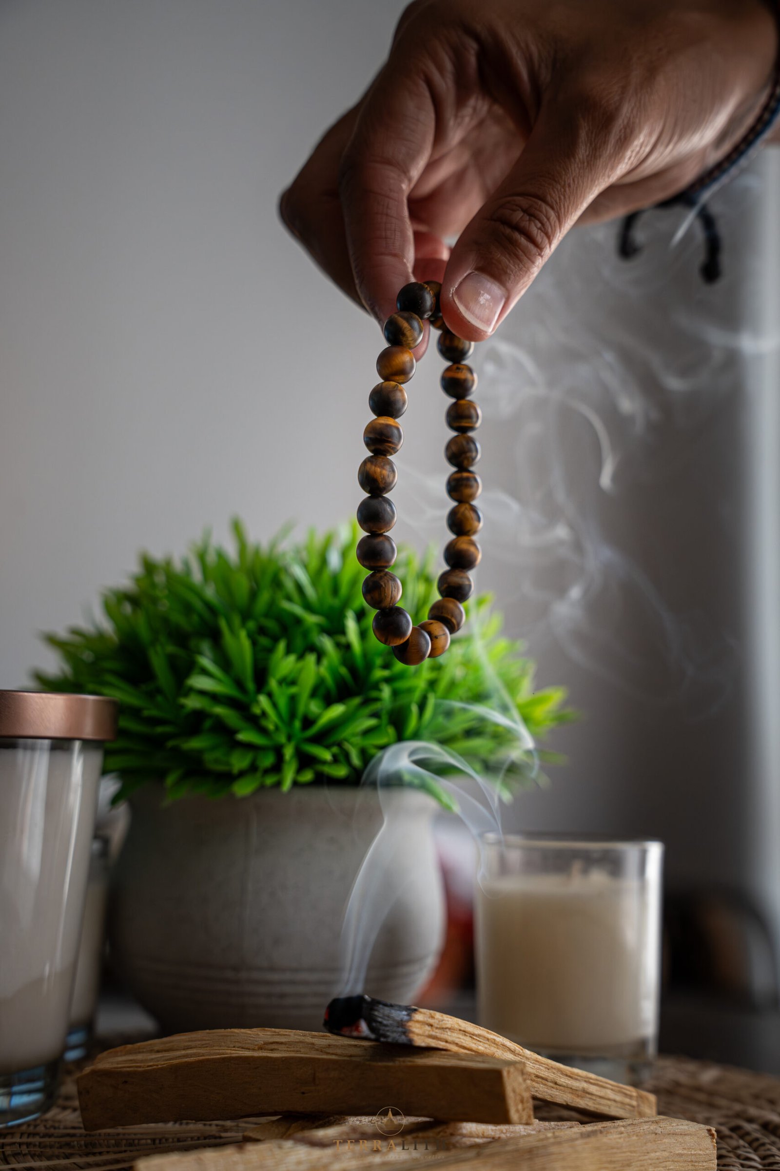 Palo Santo — Bois Sacré de Purification – bracelet pierre naturelle Terralith