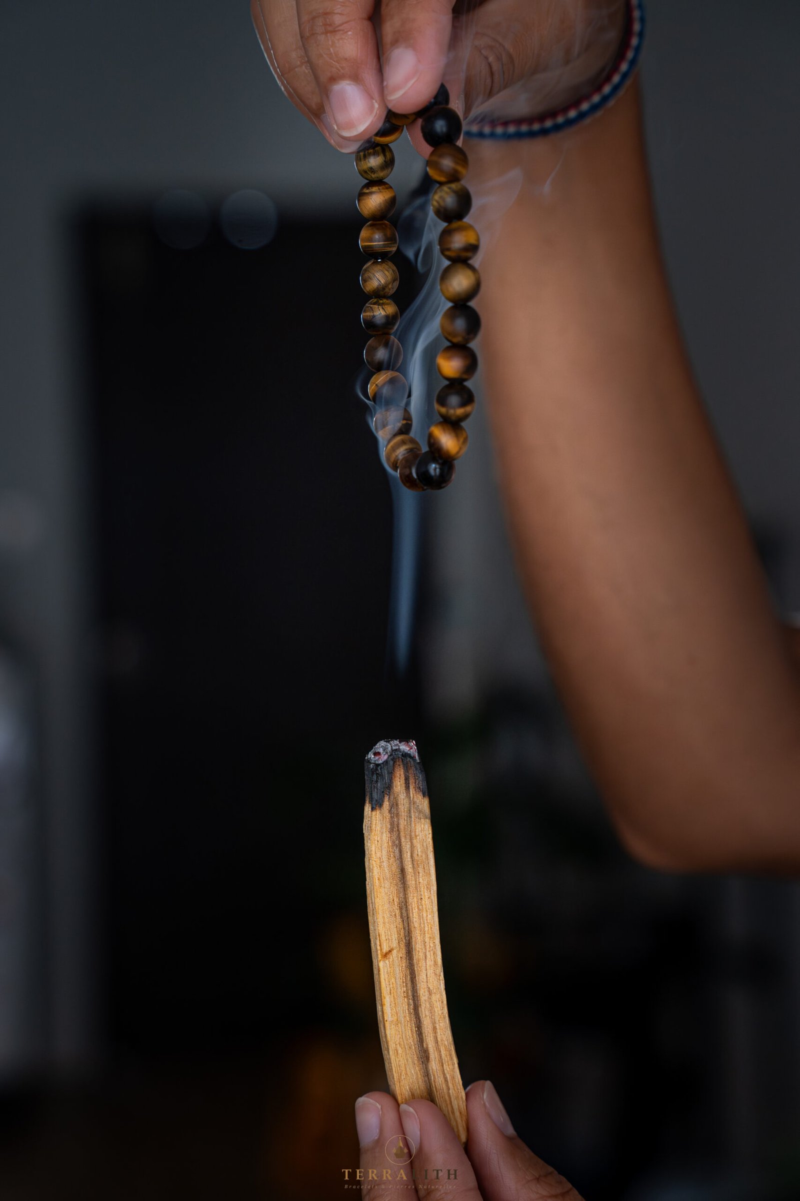 Palo Santo — Bois Sacré de Purification – bracelet pierre naturelle Terralith